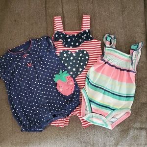 3 pcs baby outfits